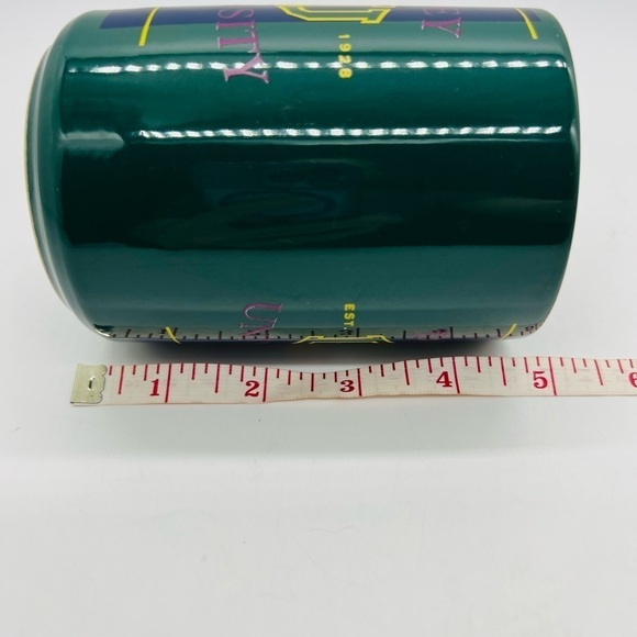 DISNEY HUNTER GREEN DISNEY UNIVERSITY MUG WITH MICKEY MOUSE - Picture 9 of 9